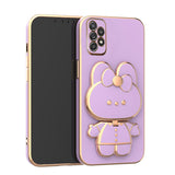 3D Hello Bunny Electroplating Samsung Galaxy Case (Galaxy Note & A Series) - Creamcy Cases