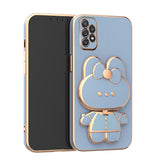 3D Hello Bunny Electroplating Samsung Galaxy Case (Galaxy Note & A Series) - Creamcy Cases