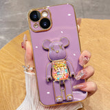3D Moving Candy Bear iPhone Case (13/12 Mini, 7/8 Plus, 7/8/SE) - Creamcy Cases