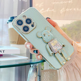 3D Moving Candy Bear iPhone Case (13/12 Mini, 7/8 Plus, 7/8/SE) - Creamcy Cases