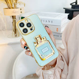 3D Moving Glitter Perfume Bottle iPhone Case - Creamcy Cases