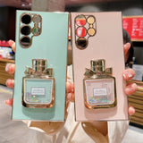 3D Moving Glitter Perfume Bottle Samsung Galaxy Case - Creamcy Cases