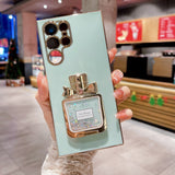 3D Moving Glitter Perfume Bottle Samsung Galaxy Case - Creamcy Cases