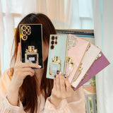 3D Moving Glitter Perfume Bottle Samsung Galaxy Case (Galaxy A Series) - Creamcy Cases