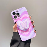 3D Rainbow Butterfly Love iPhone Case - Creamcy Cases