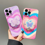 3D Rainbow Butterfly Love iPhone Case - Creamcy Cases