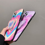 3D Rainbow Butterfly Love iPhone Case - Creamcy Cases