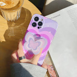 3D Rainbow Butterfly Love iPhone Case - Creamcy Cases