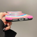 3D Rainbow Butterfly Love iPhone Case - Creamcy Cases
