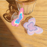 3D Rainbow Butterfly Love iPhone Case - Creamcy Cases
