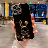 Cute Smiley 3D Bunny iPhone Case (iPhone 14 to iPhone 11 series) - Creamcy Cases
