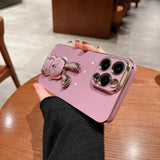 Cute Smiley 3D Bunny iPhone Case (iPhone 14 to iPhone 11 series) - Creamcy Cases