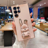 Cute Smiley 3D Bunny Samsung Galaxy Case - Creamcy Cases