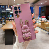 Cute Smiley 3D Bunny Samsung Galaxy Case - Creamcy Cases