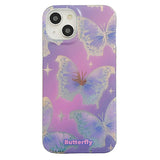 Amethyst | Laser Butterfly iPhone Case - CREAMCY