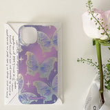 Amethyst | Laser Butterfly iPhone Case - Creamcy Cases
