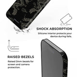 Black and Gold Dragon iPhone Case - CREAMCY