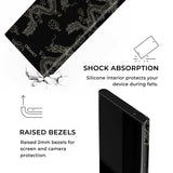 Black and Gold Dragon Samsung Galaxy Case - Creamcy Cases