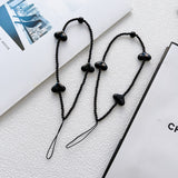 Black Hearts Phone Charm - Creamcy Cases