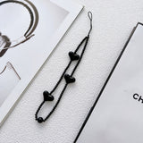 Black Hearts Phone Charm - Creamcy Cases