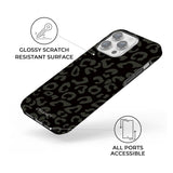 Black Olive Leopard iPhone Case - Creamcy Cases