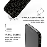 Black Olive Leopard iPhone Case - Creamcy Cases