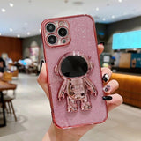 Luxury Bling Bling 3D Astronaut iPhone Case - Creamcy Cases