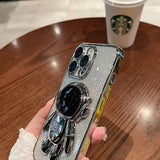 Luxury Bling Bling 3D Astronaut iPhone Case - Creamcy Cases