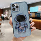 Luxury Bling Bling 3D Astronaut iPhone Case - Creamcy Cases