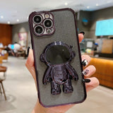Luxury Bling Bling 3D Astronaut iPhone Case - Creamcy Cases