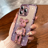 Bling Bling 3D Candy Bear iPhone Case - CREAMCY