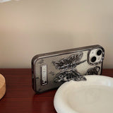 Bling Bling 3D Crystal Butterfly iPhone Case - CREAMCY