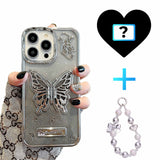 Bling Bling 3D Crystal Butterfly iPhone Case - CREAMCY