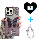 Bling Bling 3D Crystal Butterfly iPhone Case - CREAMCY
