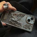 Bling Bling 3D Crystal Butterfly iPhone Case - CREAMCY