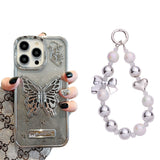 Bling Bling 3D Crystal Butterfly iPhone Case - CREAMCY