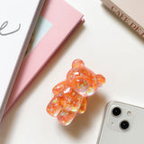 Bling Bling Teddy Bear Phone Grip - Creamcy Cases
