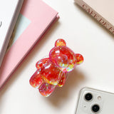 Bling Bling Teddy Bear Phone Grip - Creamcy Cases