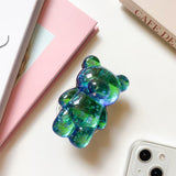 Bling Bling Teddy Bear Phone Grip - Creamcy Cases