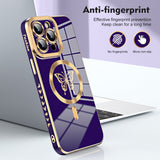 Butterfly Electroplating iPhone Case - CREAMCY