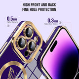 Butterfly Electroplating iPhone Case - CREAMCY