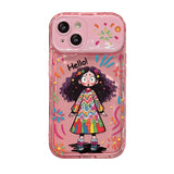 Cartoon Girl iPhone Case - CREAMCY