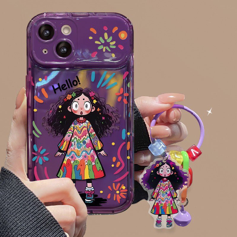 Cartoon Girl iPhone Case - CREAMCY