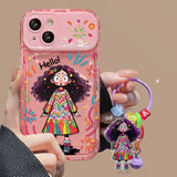 Cartoon Girl iPhone Case - CREAMCY