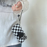 Black White Checkers iPhone Case - Creamcy Cases