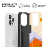 Colorblock Mountain iPhone Case - CREAMCY