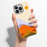 Colorblock Mountain iPhone Case - CREAMCY