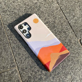 Colorblock Mountain Samsung Galaxy Case - CREAMCY