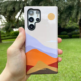Colorblock Mountain Samsung Galaxy Case - CREAMCY