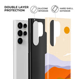 Colorblock Mountain Samsung Galaxy Case - Creamcy Cases